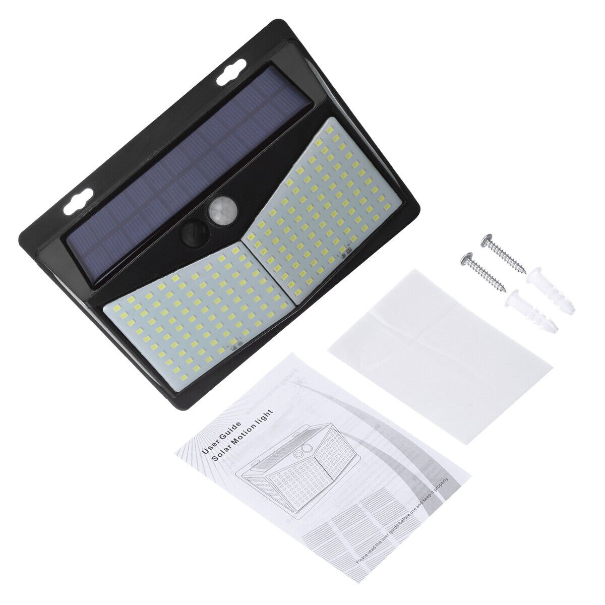 208 LED Solar Power Light Motion Sensor Outdoor Yard Garden Wall Lamp Waterproof 208 LED Solar Power Light Motion Sensor Outdoor Yard Garden Wall Lamp Waterproof