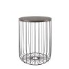 Storage nesting tables;  set of 2;  walnut finish
