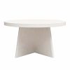 Round Coffee Table;  Plaster