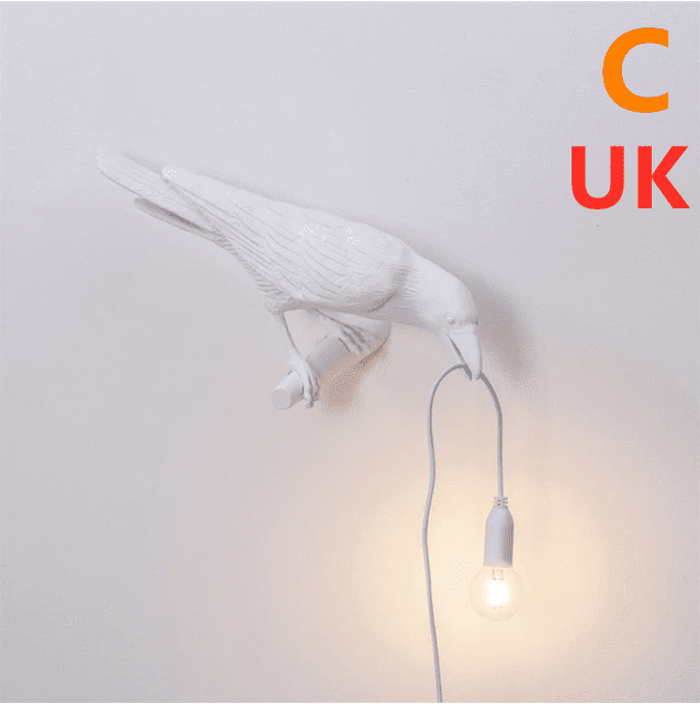 Creative Auspicious Bird Resin Wall Lamp Decoration Creative Auspicious Bird Resin Wall Lamp Decoration