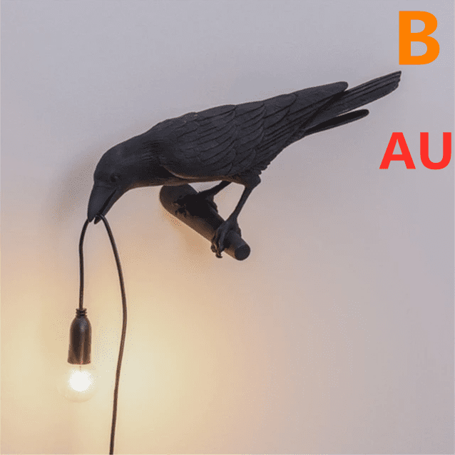Creative Auspicious Bird Resin Wall Lamp Decoration Creative Auspicious Bird Resin Wall Lamp Decoration
